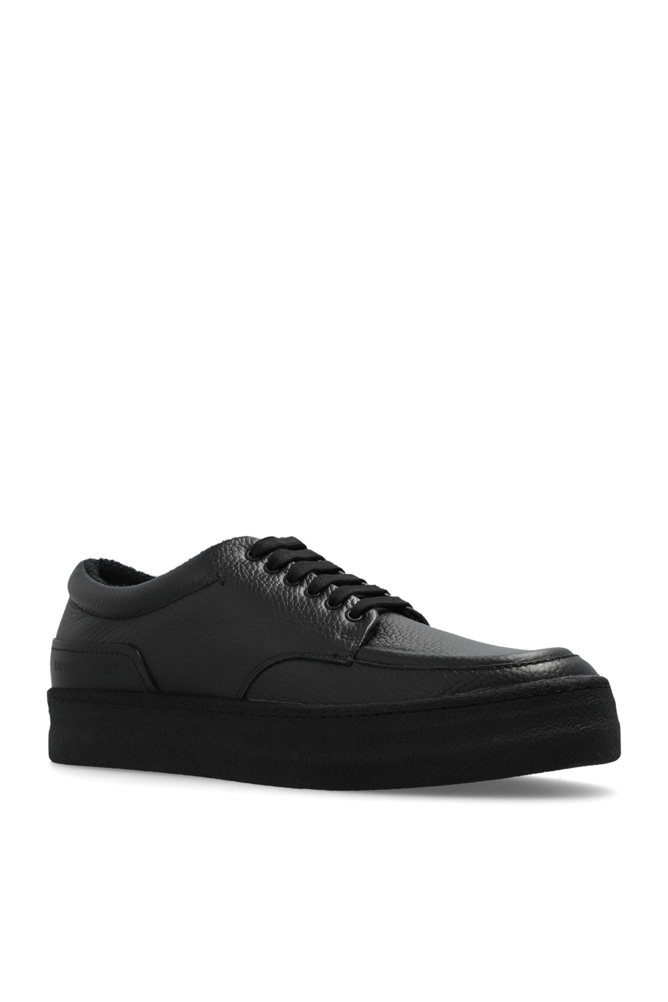 Emporio armani lace up sneakers hotsell